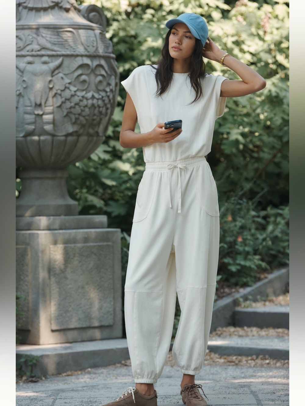 NWT Daily Practice Short Sleeve Knit Jumpsuit